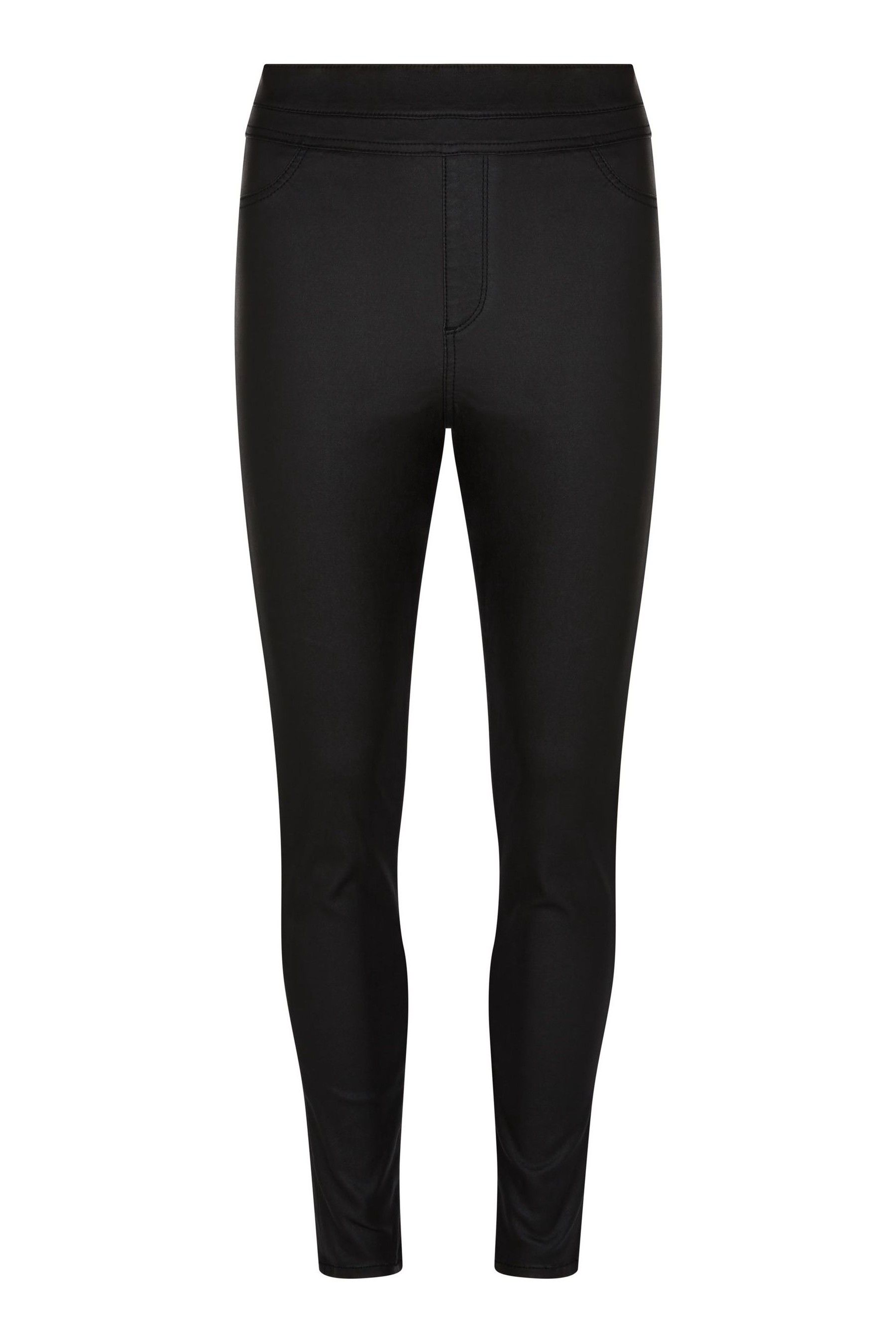 Fat face coated jeggings top