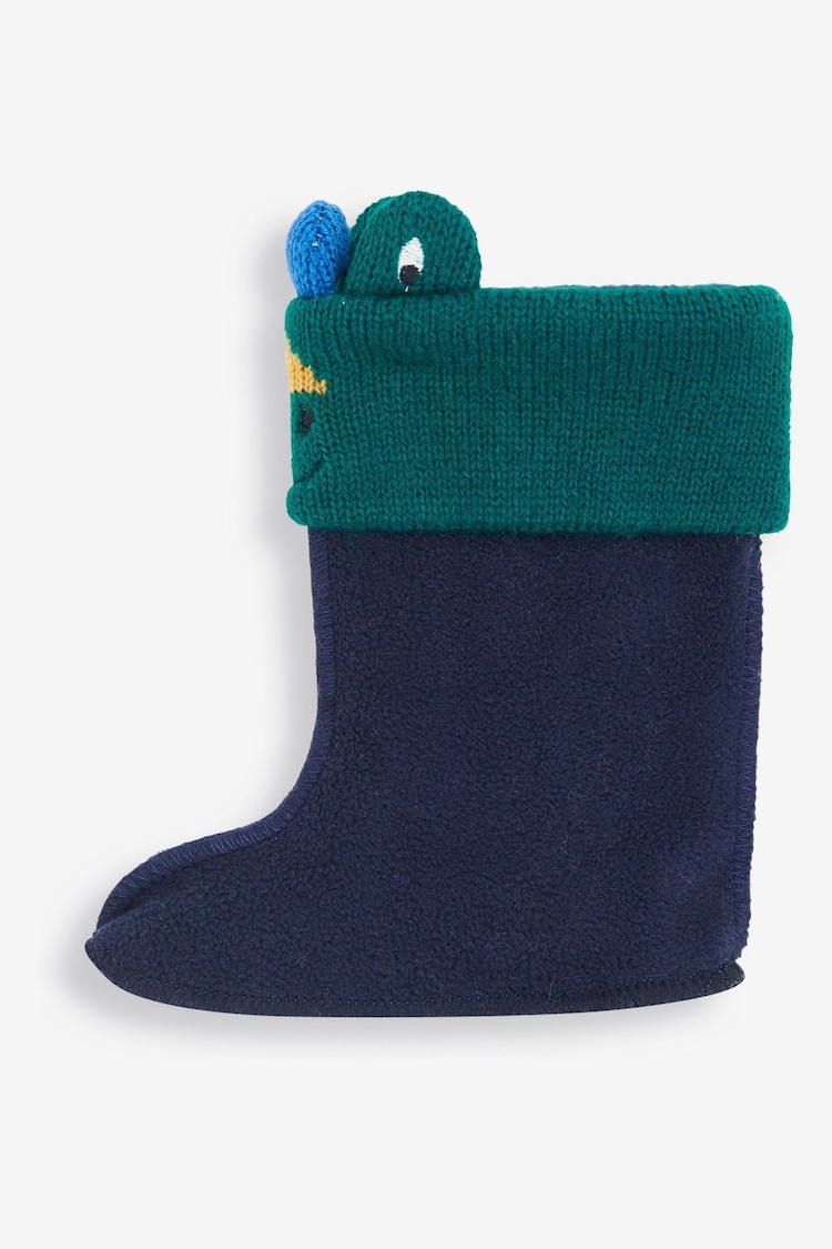 JoJo Maman Bébé Navy Dino Dino Welly Liners - Image 1 of 2