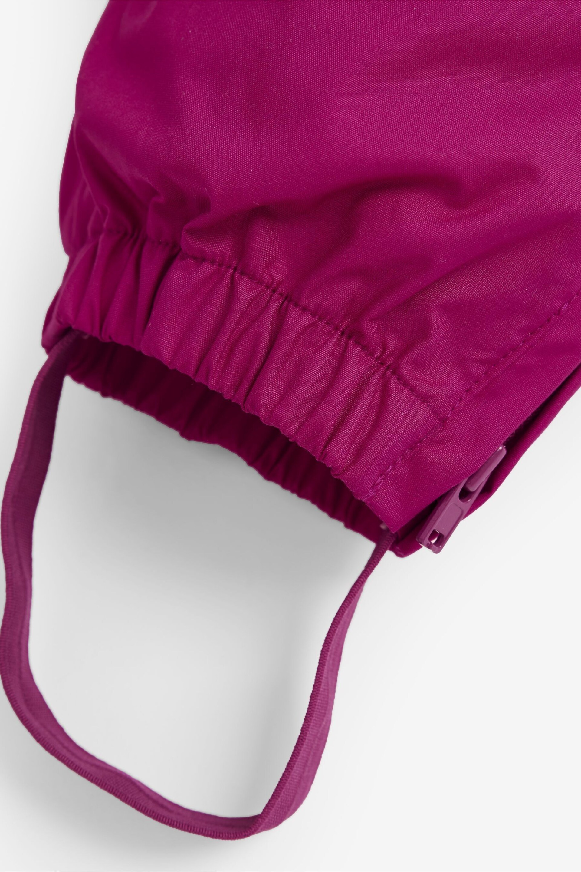 JoJo Maman Bébé Berry Pink Pack-Away Waterproof Trousers - Image 3 of 4