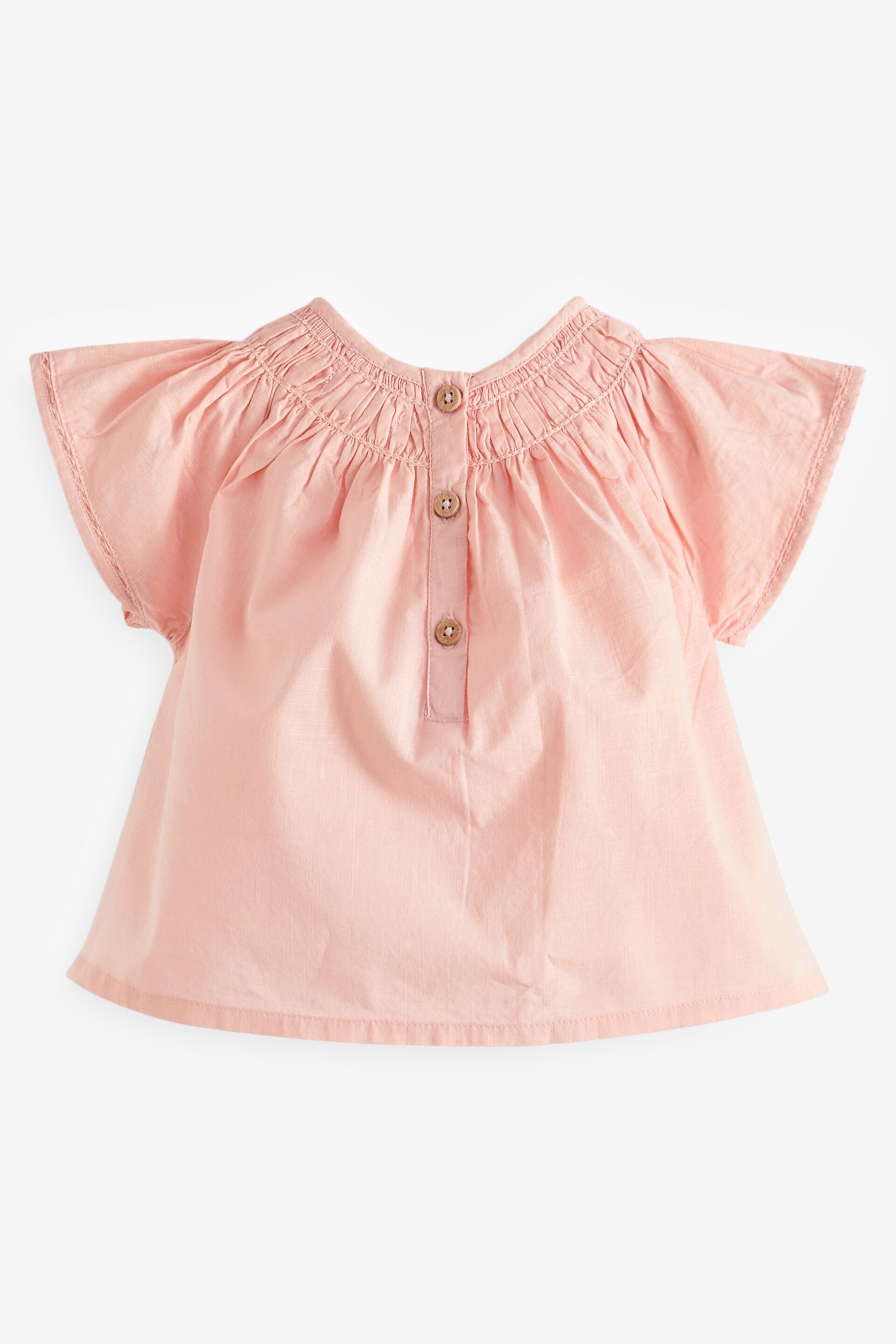 Pink Angel Sleeve Blouse (3mths-8yrs) - Image 7 of 8