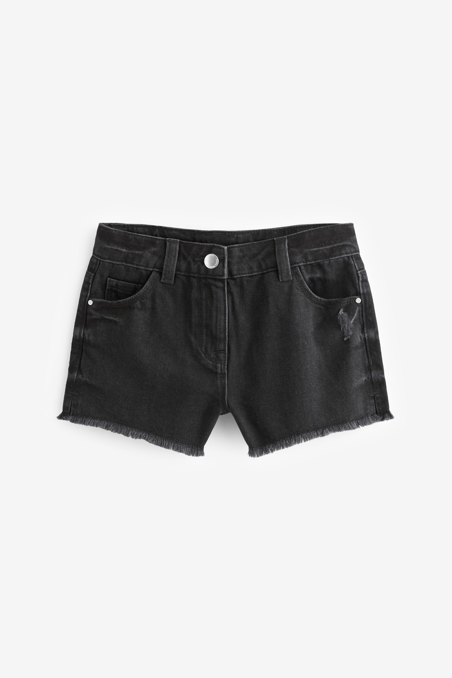 Cheap black denim shorts top