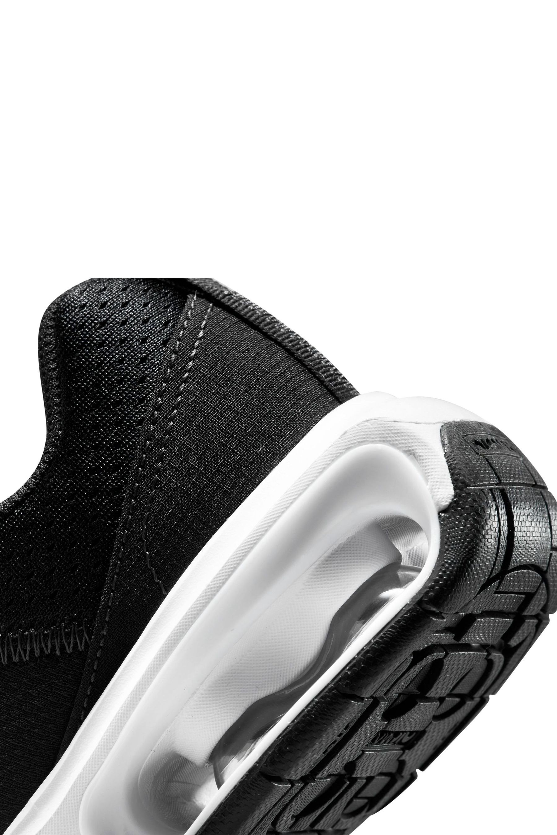 Black White Nike Junior Air Max INTRLK Lite Trainers