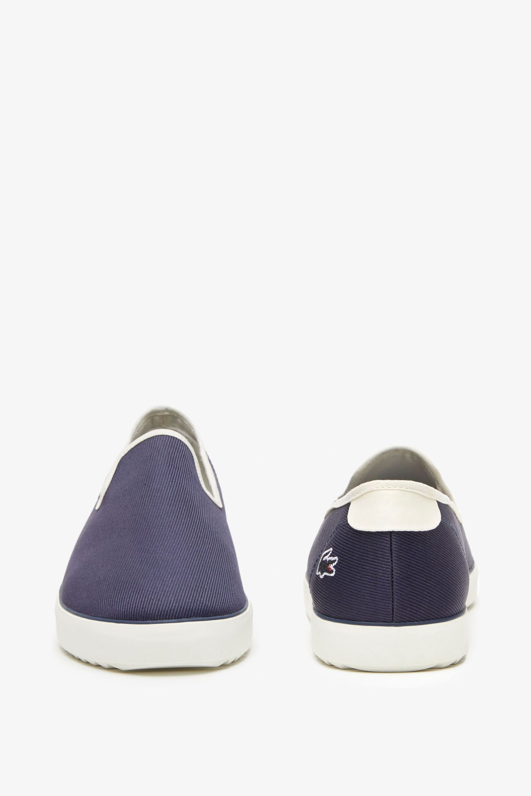 Buy Lacoste Blue Canvas Resort Trainers from Next Luxembourg