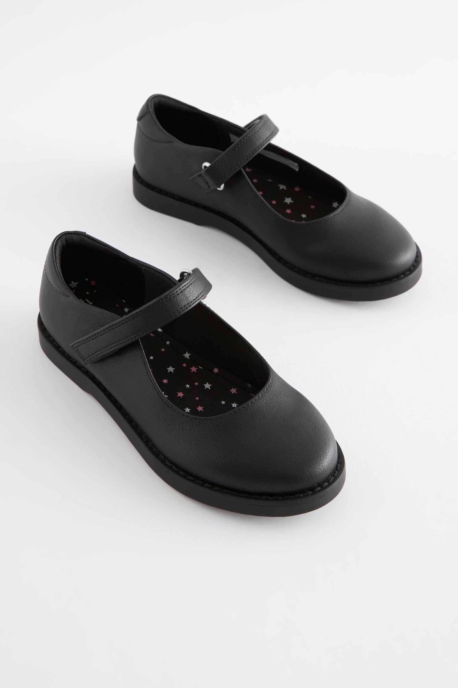 Black mary jane uniform shoes store