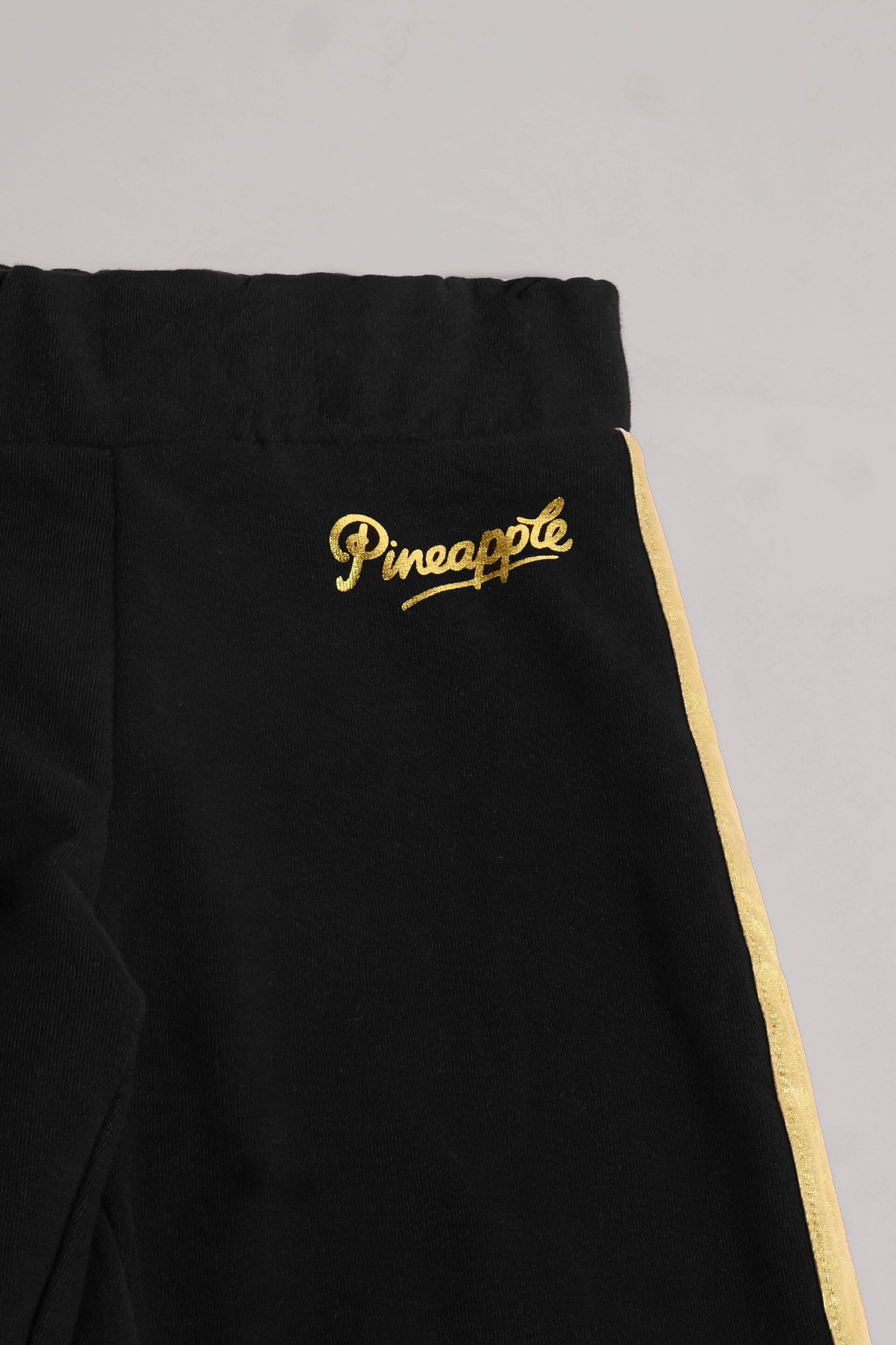 Pineapple Black Stripe Girls Wide Leg Joggers - Image 6 of 6