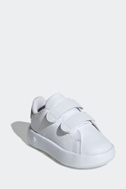 adidas White/Green Advantage Shoes Kids - Image 2 of 9