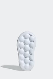 adidas White/Green Advantage Shoes Kids - Image 6 of 9