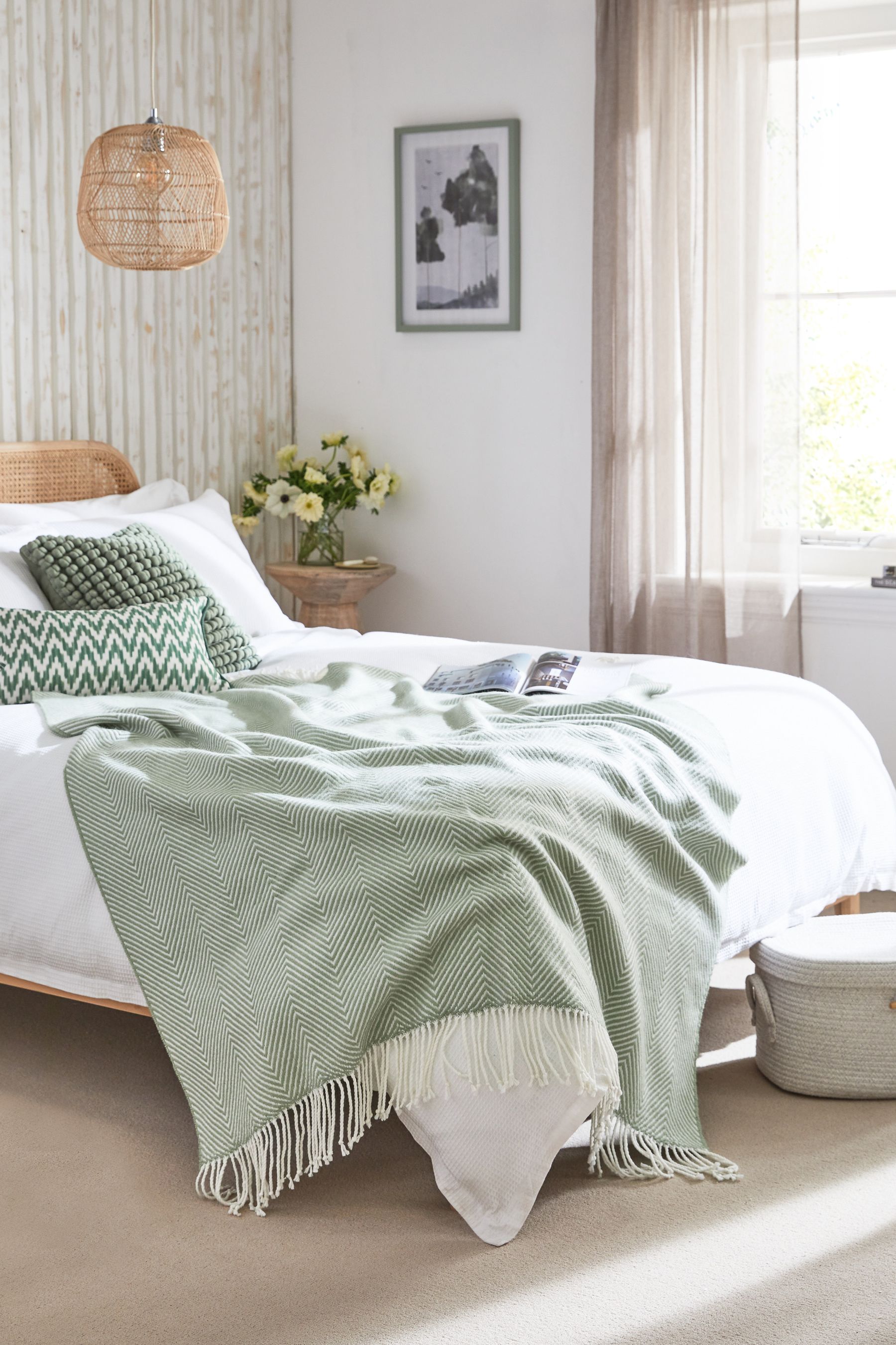 Sage green throws and cushions new arrivals