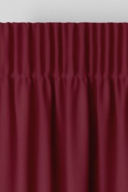 Crimson Red Montero Velvet Made To Measure Curtains - Image 5 of 9