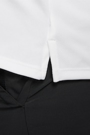 Nike White Miler Dri-FIT UV Running T-Shirt - Image 4 of 7