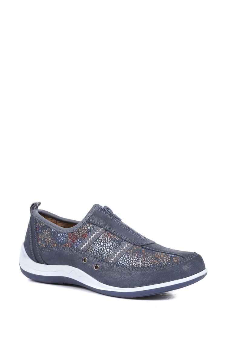 Pavers Blue Womens Casual Leather Shoes - Image 2 of 5