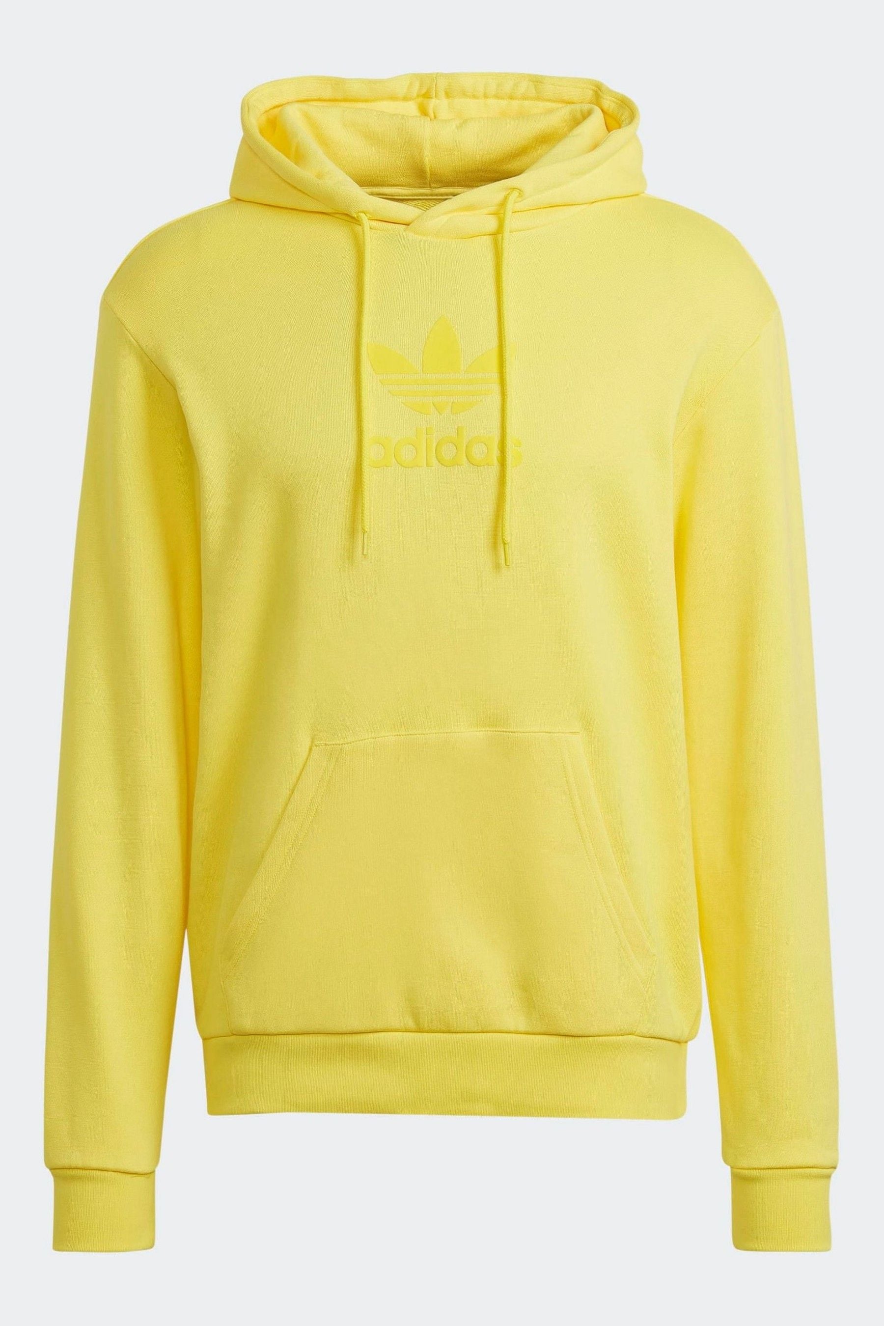 Buy adidas Originals Yellow 100 Cotton Trefoil Series Street Hoodie from Next Germany
