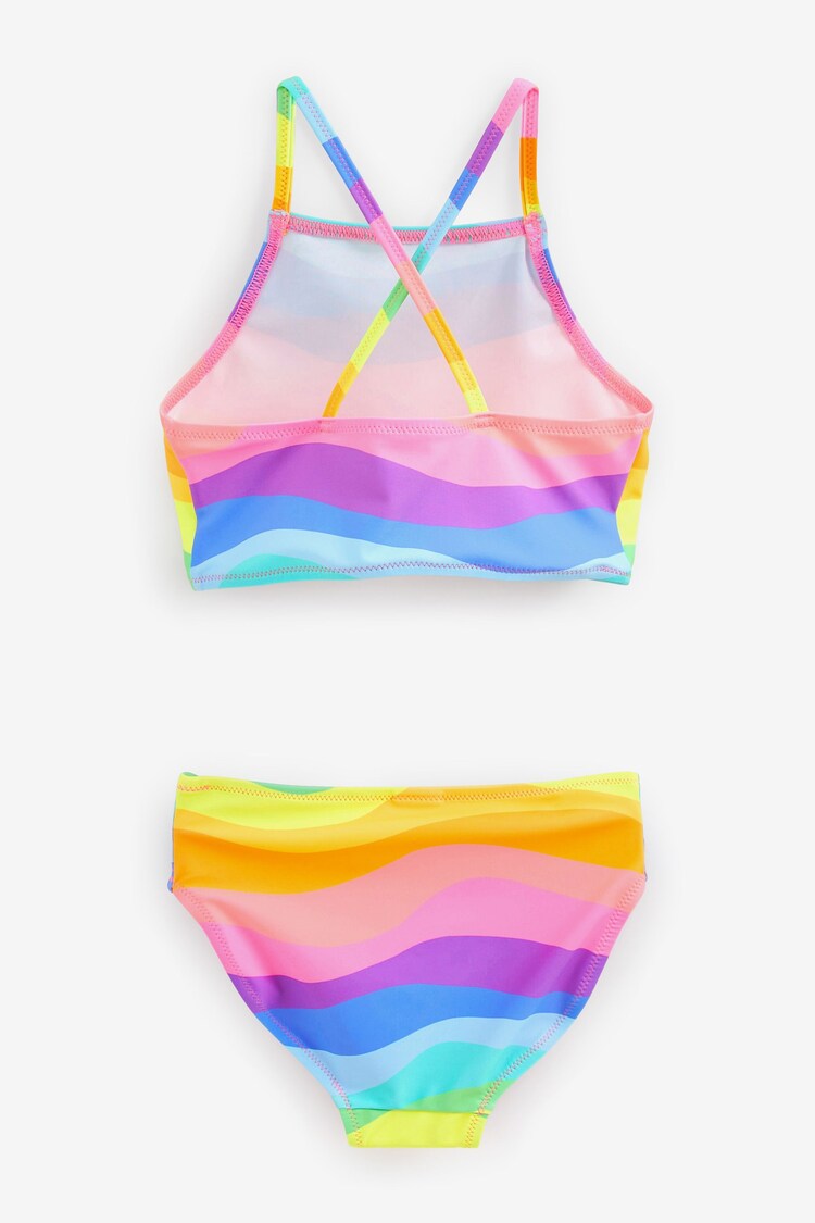 Multi Bright Stripe Bikini (3-16yrs) - Image 3 of 3