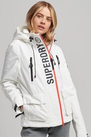 Superdry White Ultimate SD Windcheater Jacket - Image 3 of 9