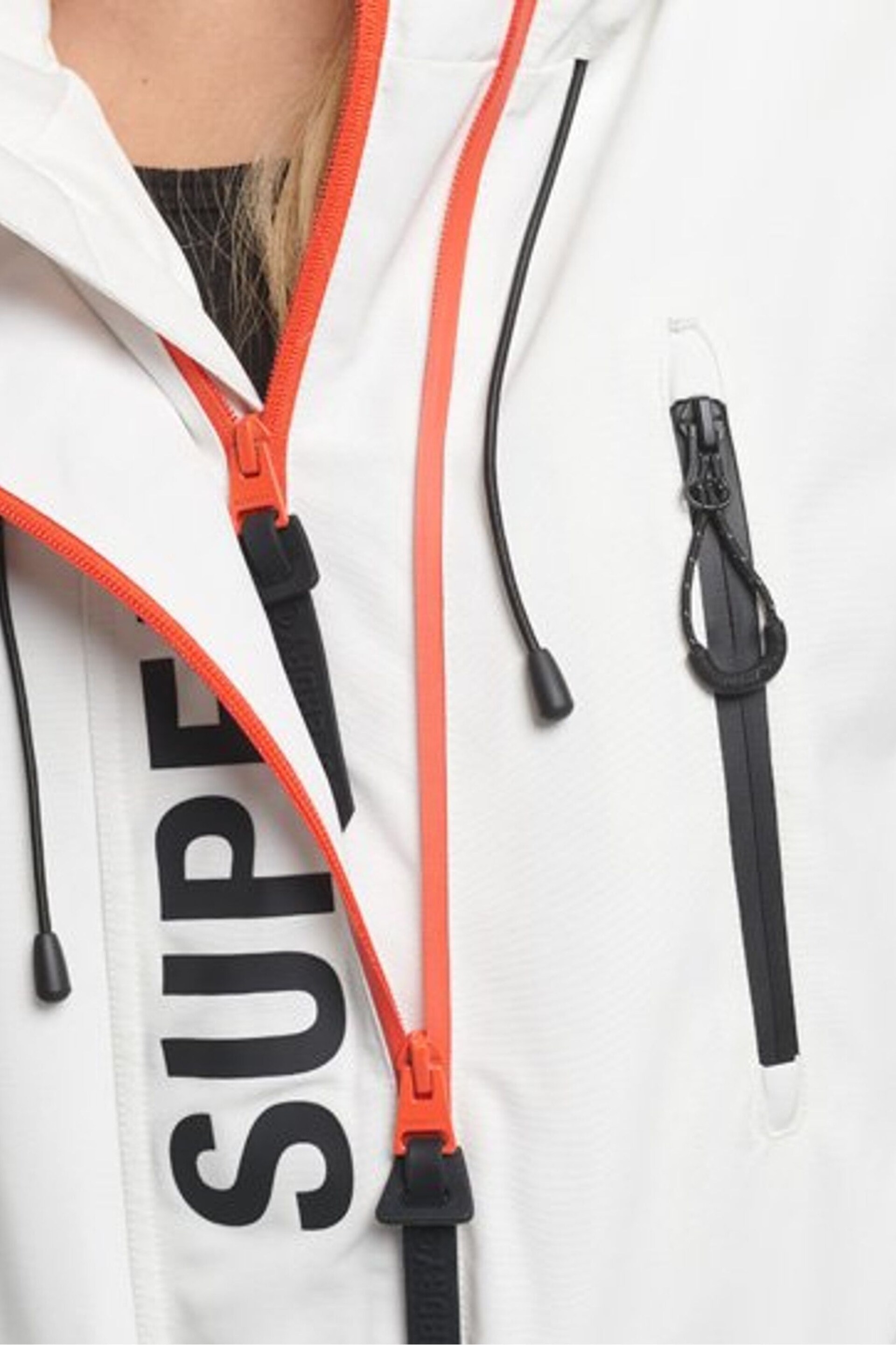 Superdry White Ultimate SD Windcheater Jacket - Image 7 of 9