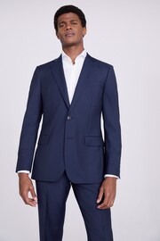 MOSS x Zenga Blue Tailored Fit Naples Jacket - Image 4 of 6