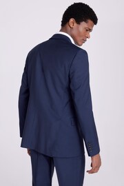 MOSS x Zenga Blue Tailored Fit Naples Jacket - Image 8 of 9