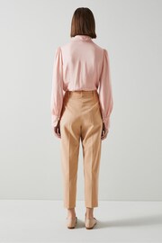 LK Bennett Camel Natural Mariner Cigarette Trousers - Image 2 of 4