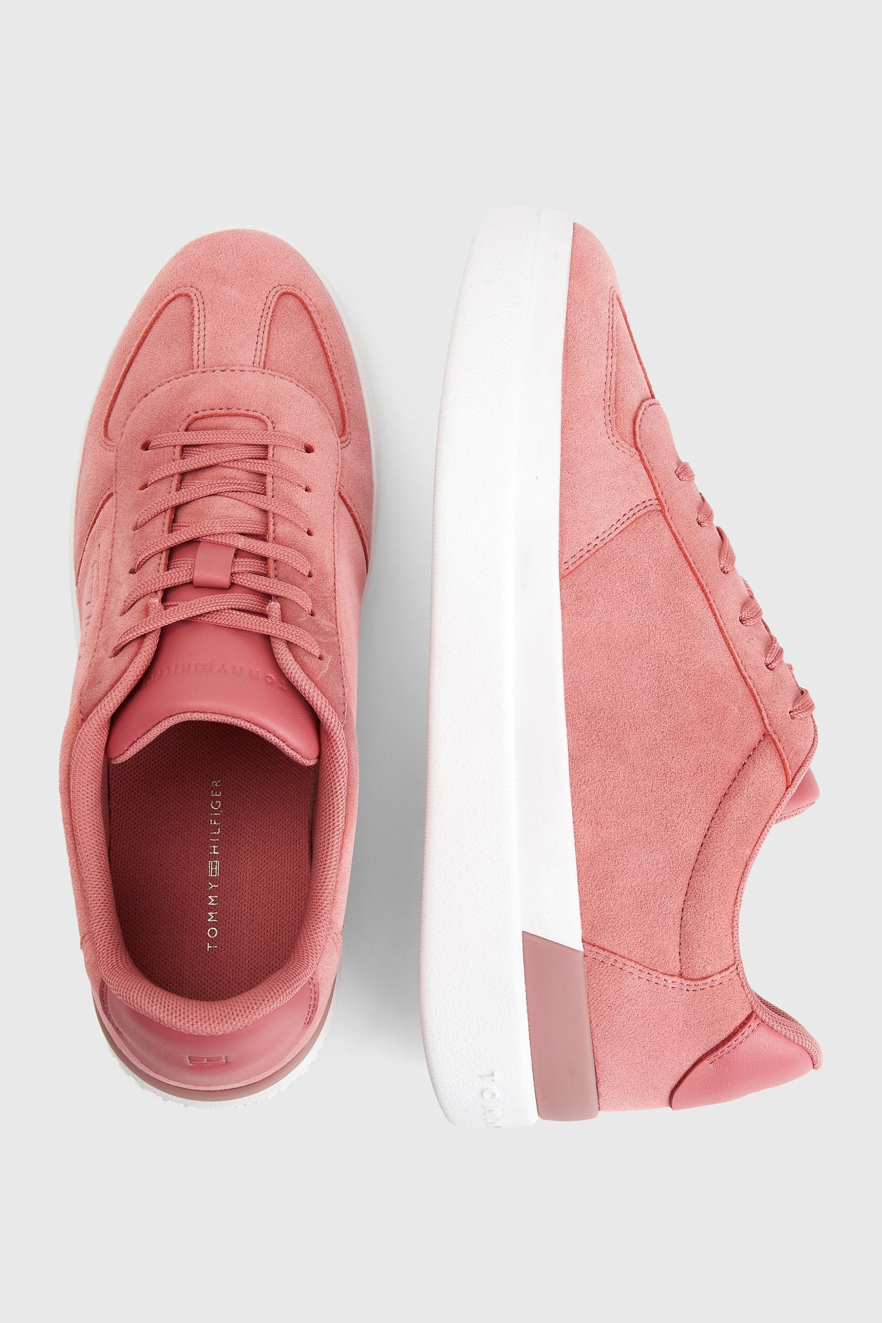 Tommy hilfiger pink trainers on sale