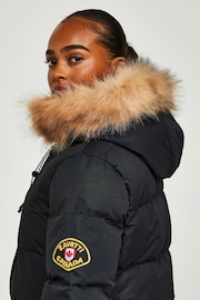 Zavetti Canada Womens Goshawa Puffer Jet Black Parka - Image 4 of 7