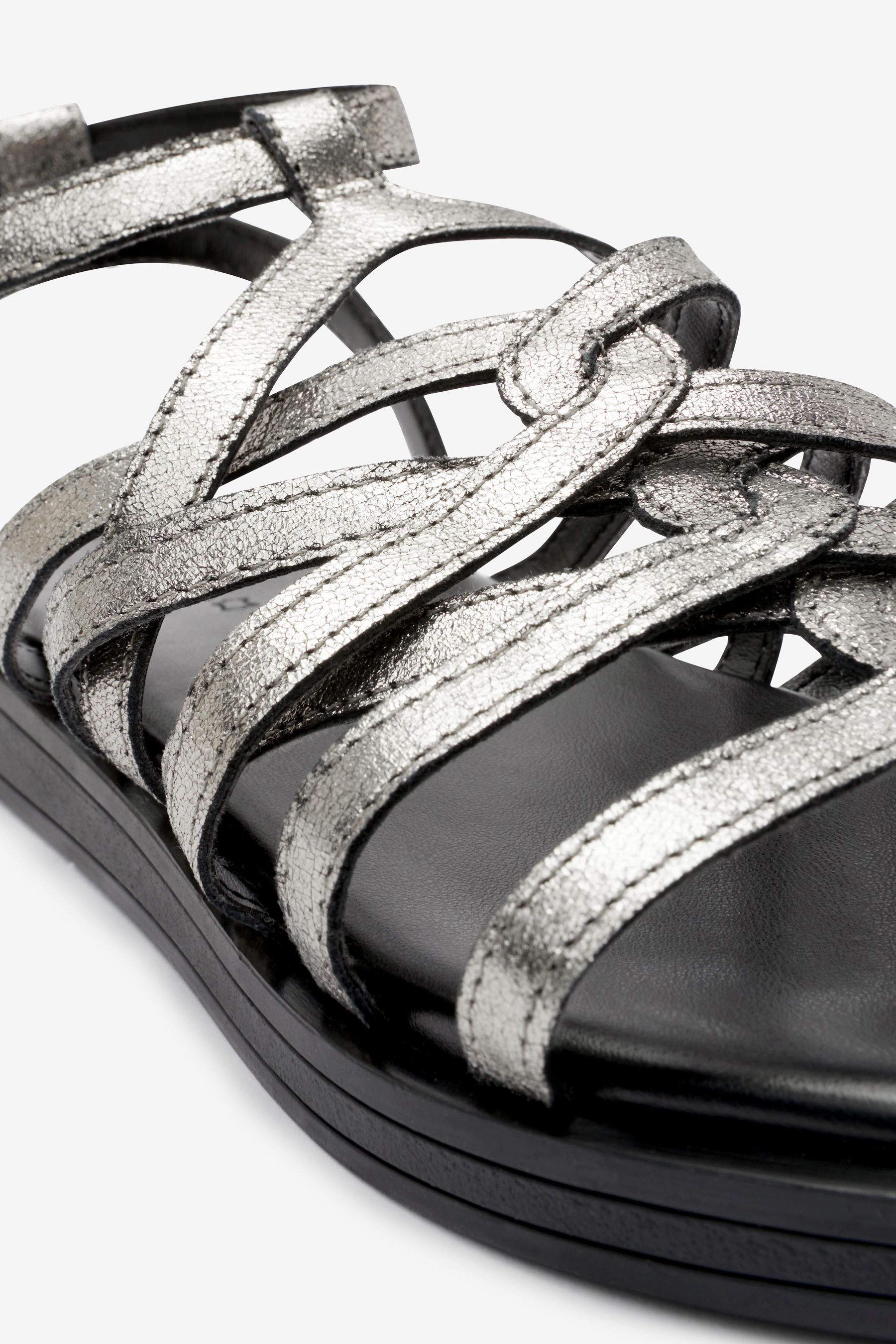 Pewter gladiator sandals shop