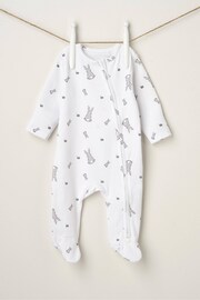 Truly White Bunny Babygrow Without Collar - Image 3 of 3