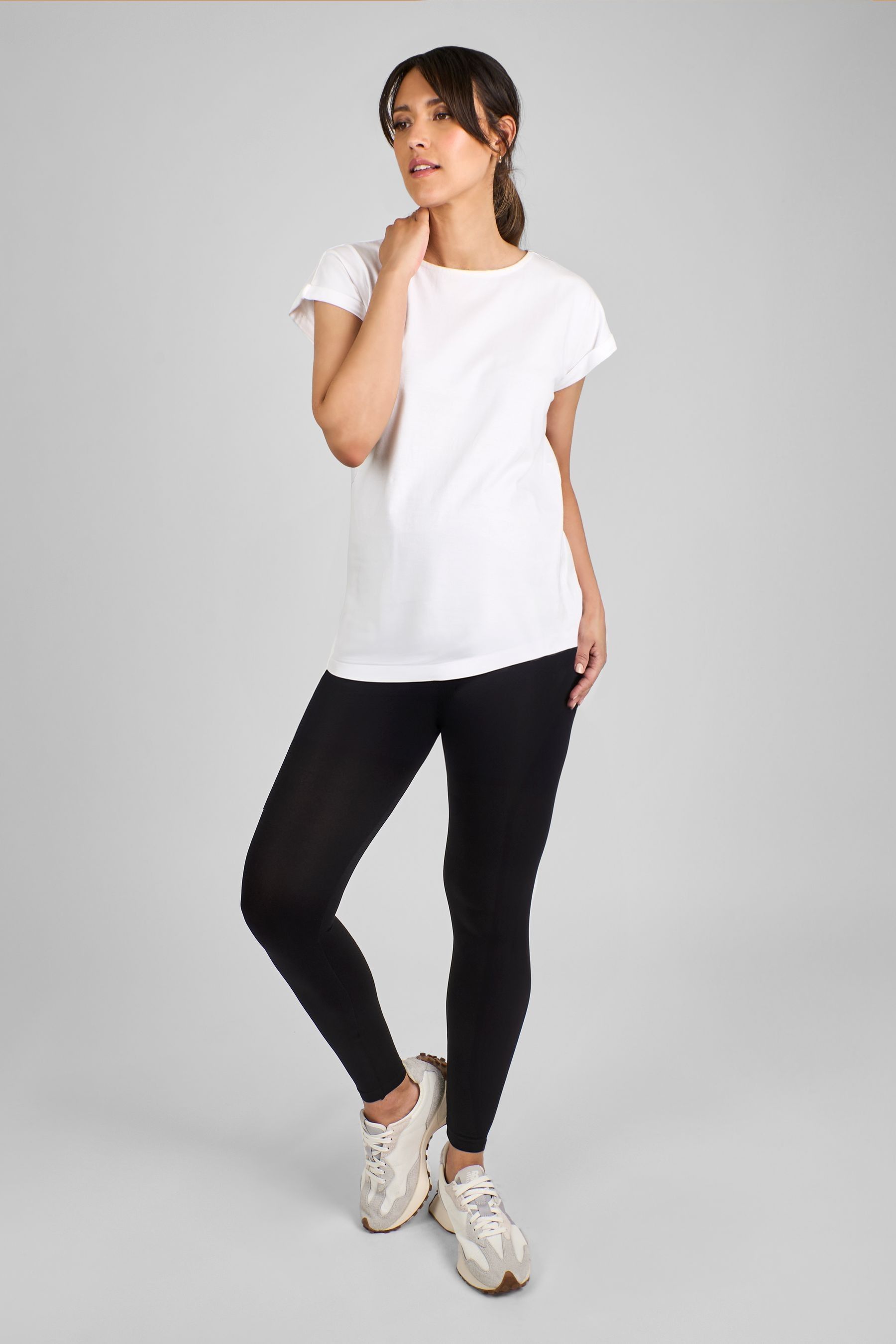 Buy JoJo Maman Bebe Black Support Maternity Leggings from Next Luxembourg