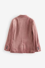 Pink Velvet Jacket (3-16yrs) - Image 6 of 7