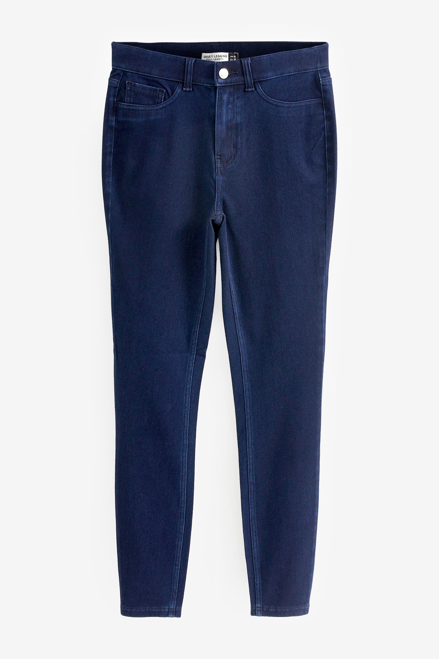 Buy Rinse Fly Fasten Jersey Denim Leggings from Next Luxembourg