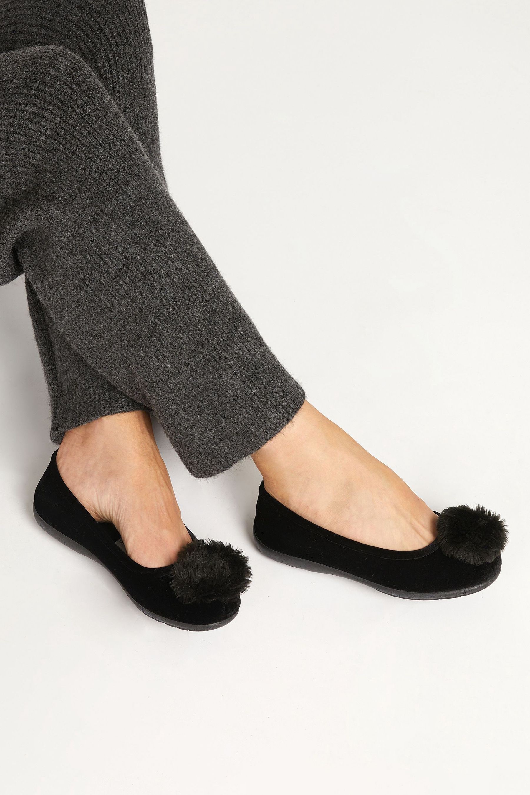 Next pom pom slippers deals
