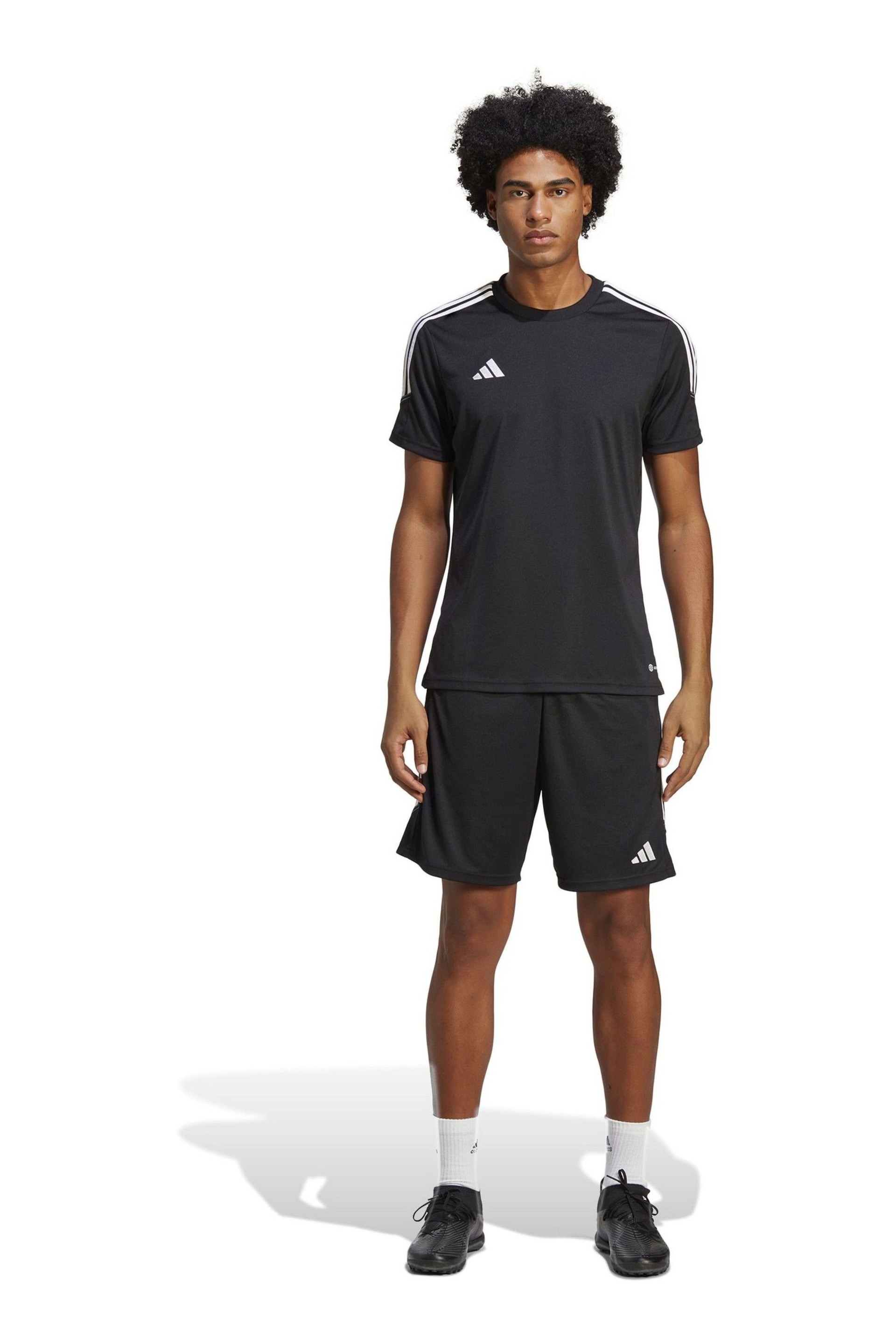 adidas Black Tiro 23 Club Training Shorts - Image 3 of 6