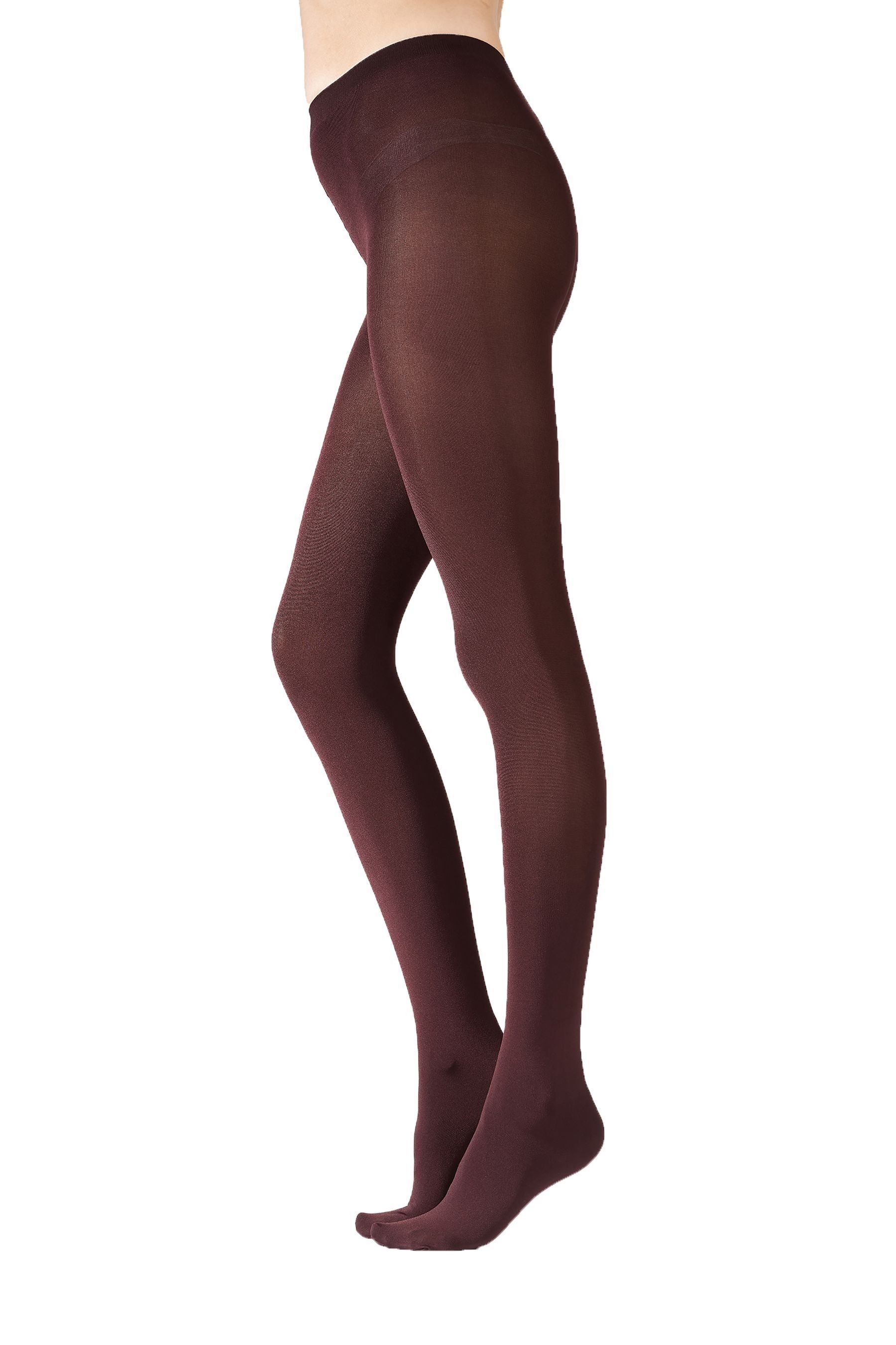 Buy Pretty Polly Red 120 Denier Opaque Shine Tights 2 Pack from Next Luxembourg