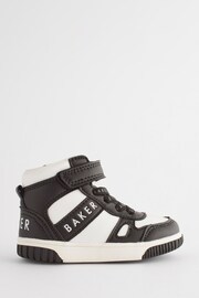 Baker by Ted Baker Boys Black Hi-Top Trainers - Image 2 of 6
