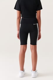 adidas Black Sportswear Train Essentials Aeroready 3-Stripes Training Biker Tights - Image 2 of 7