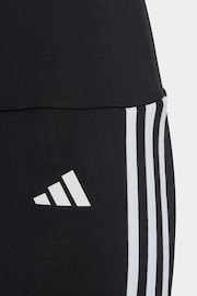 adidas Black Sportswear Train Essentials Aeroready 3-Stripes Training Biker Tights - Image 5 of 7