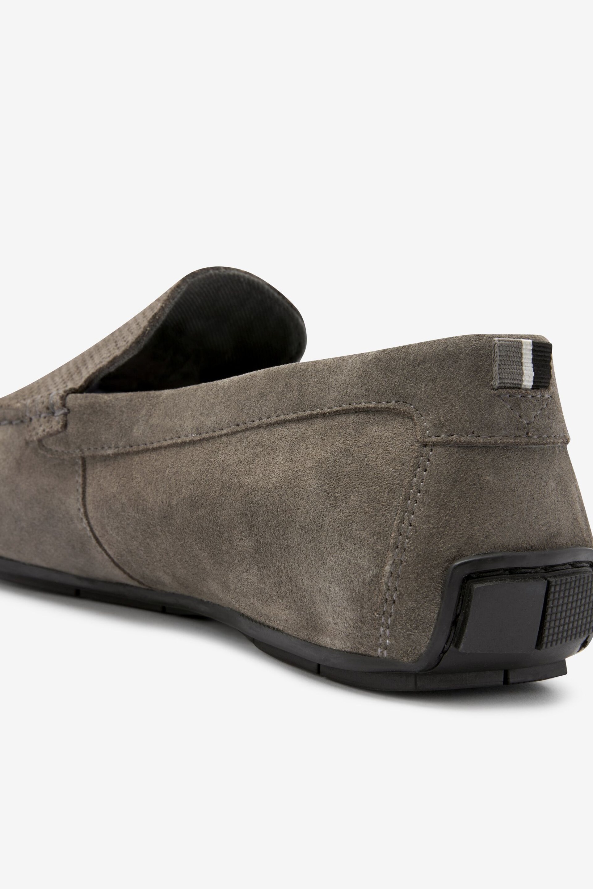 Grey Suede Driver Shoes - Image 5 of 5