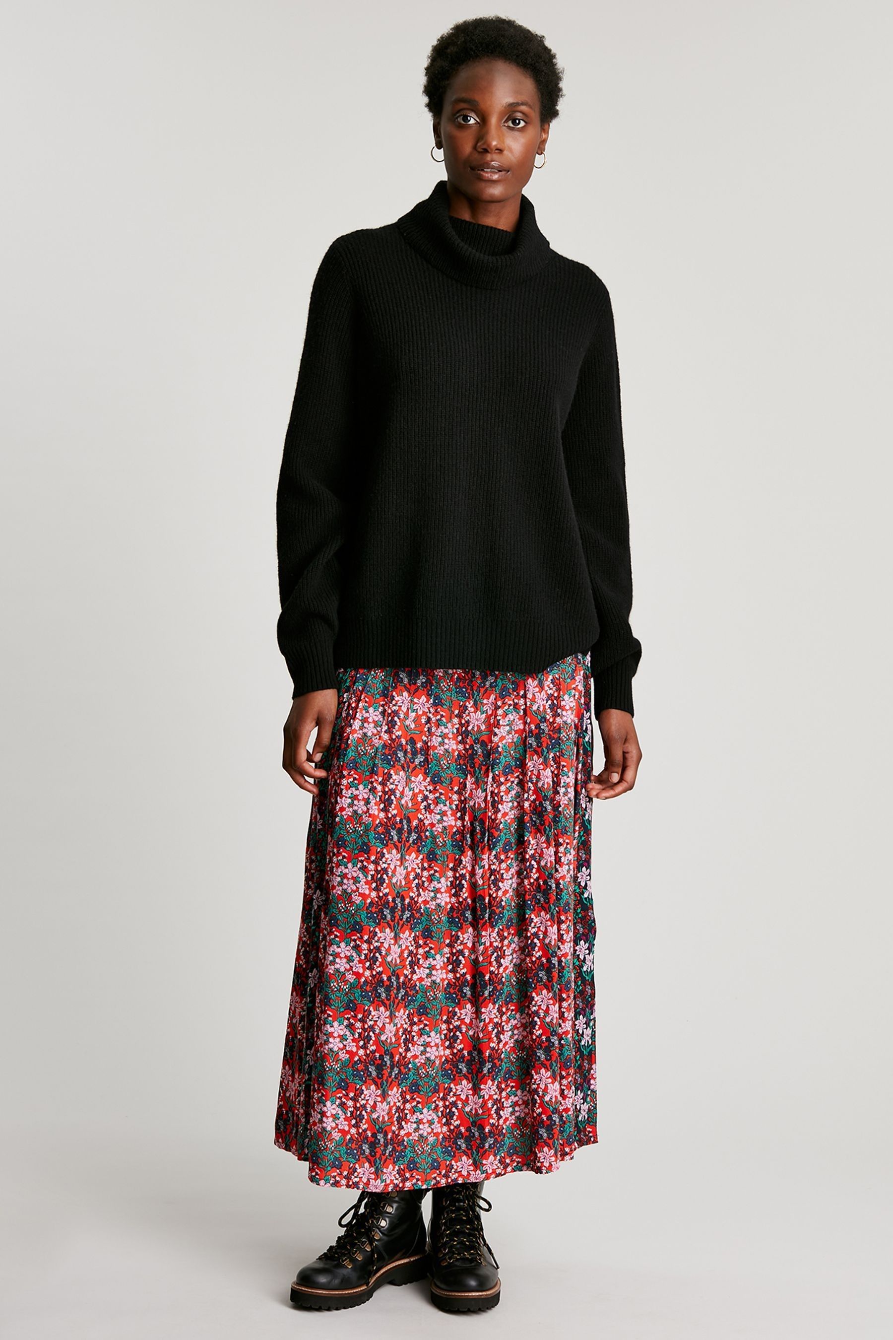 Buy Joules Halton Roll Neck Black Jumper from Next Luxembourg