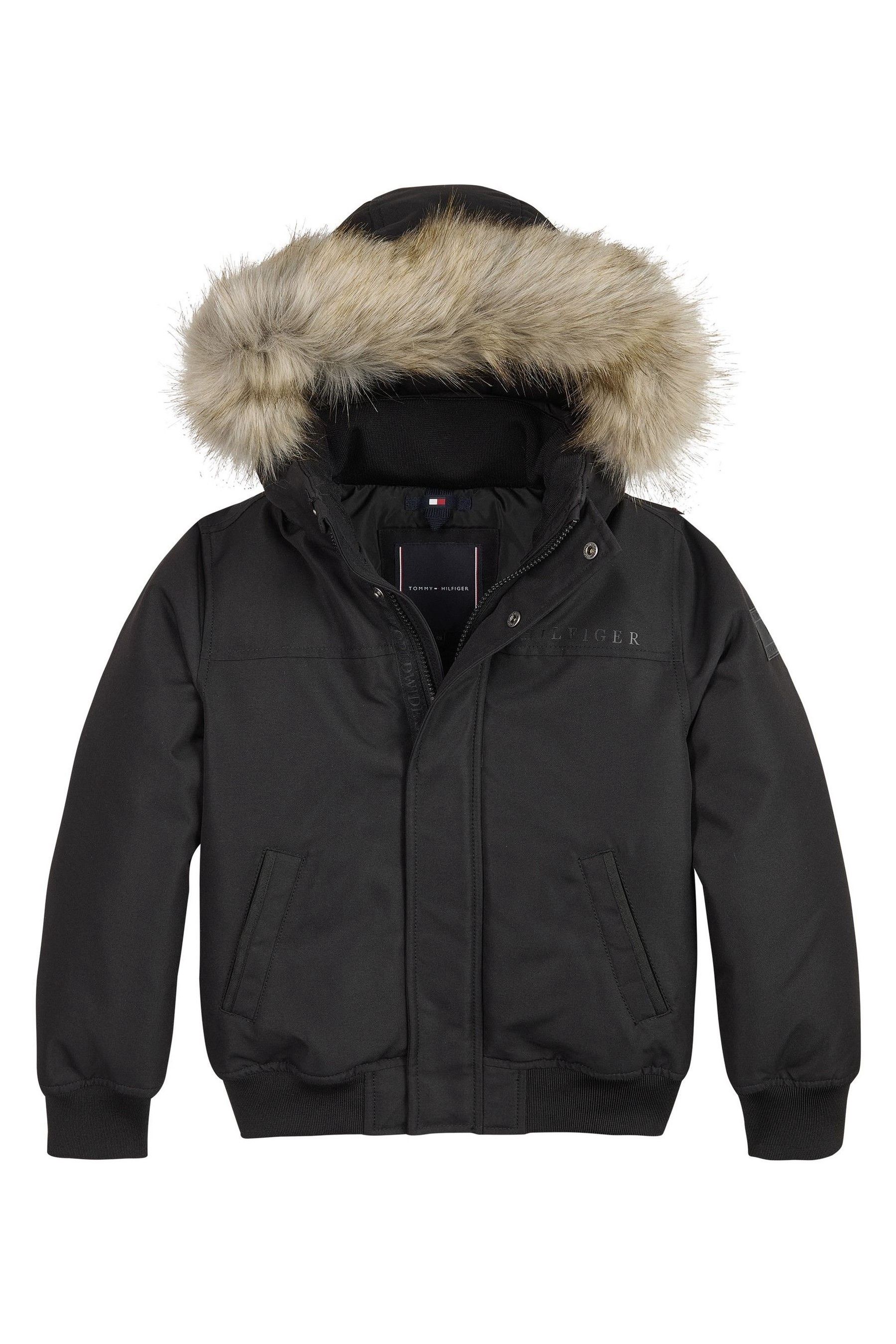 Buy Tommy Hilfiger Tech Black Jacket from Next Luxembourg