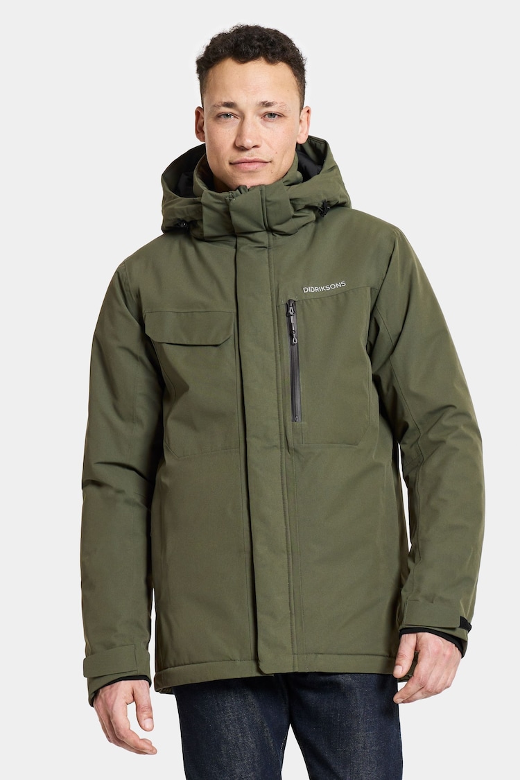 Didriksons Green Mens Stefan Jacket - Image 1 of 4