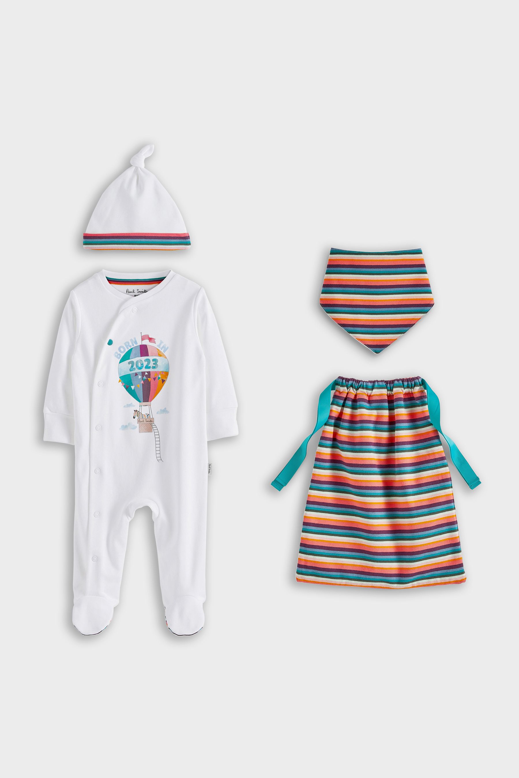 Buy Paul Smith Baby Boys Unisex Sleepsuit Born in 2023 Gift Set from Next Luxembourg