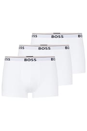 BOSS White Power Boxer 3 Pack - Image 4 of 4