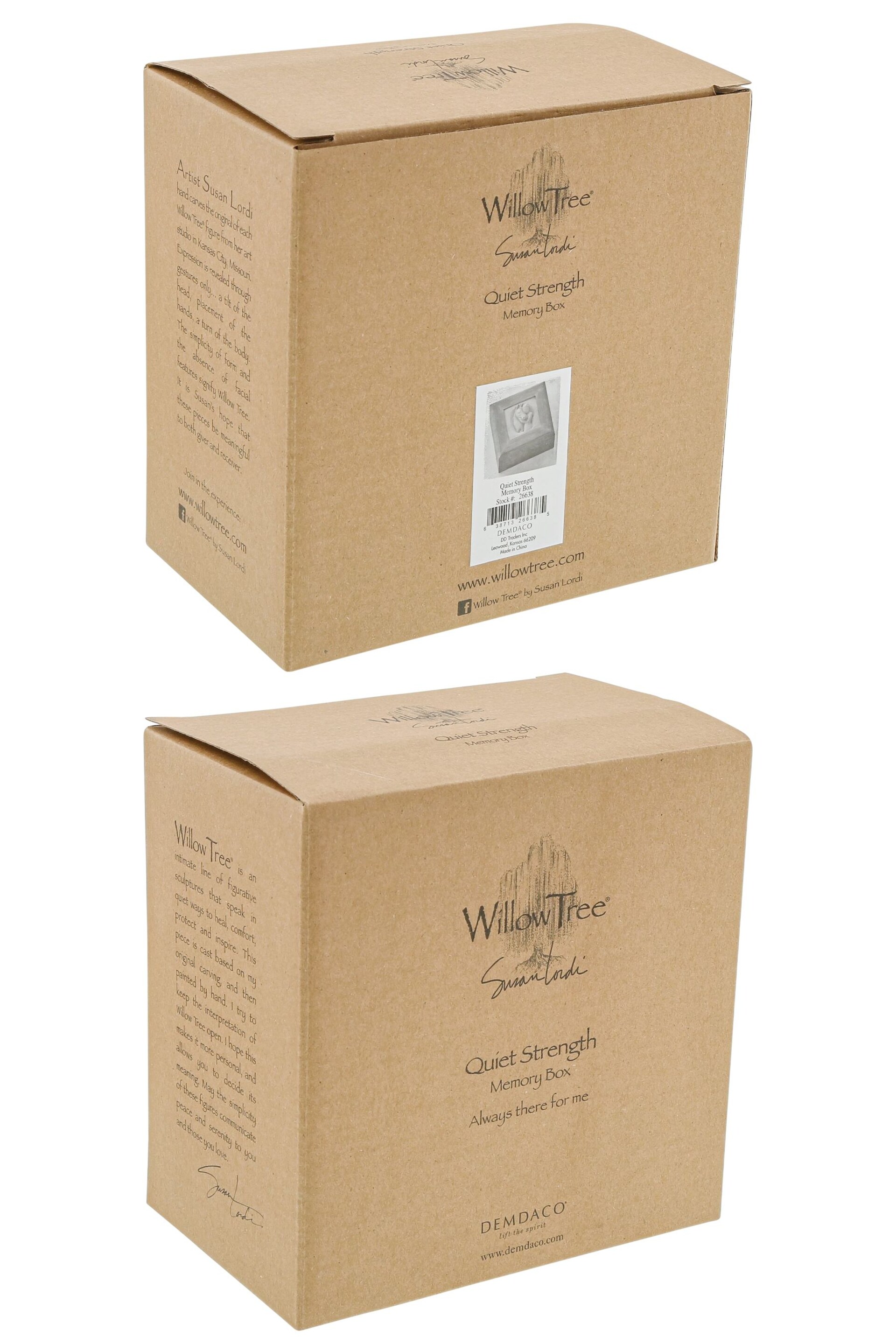 Willow Tree Cream Quiet Strength Memory Box - Image 4 of 4