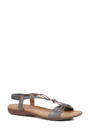 Pavers Natural Flat Strappy Sandals - Image 3 of 6