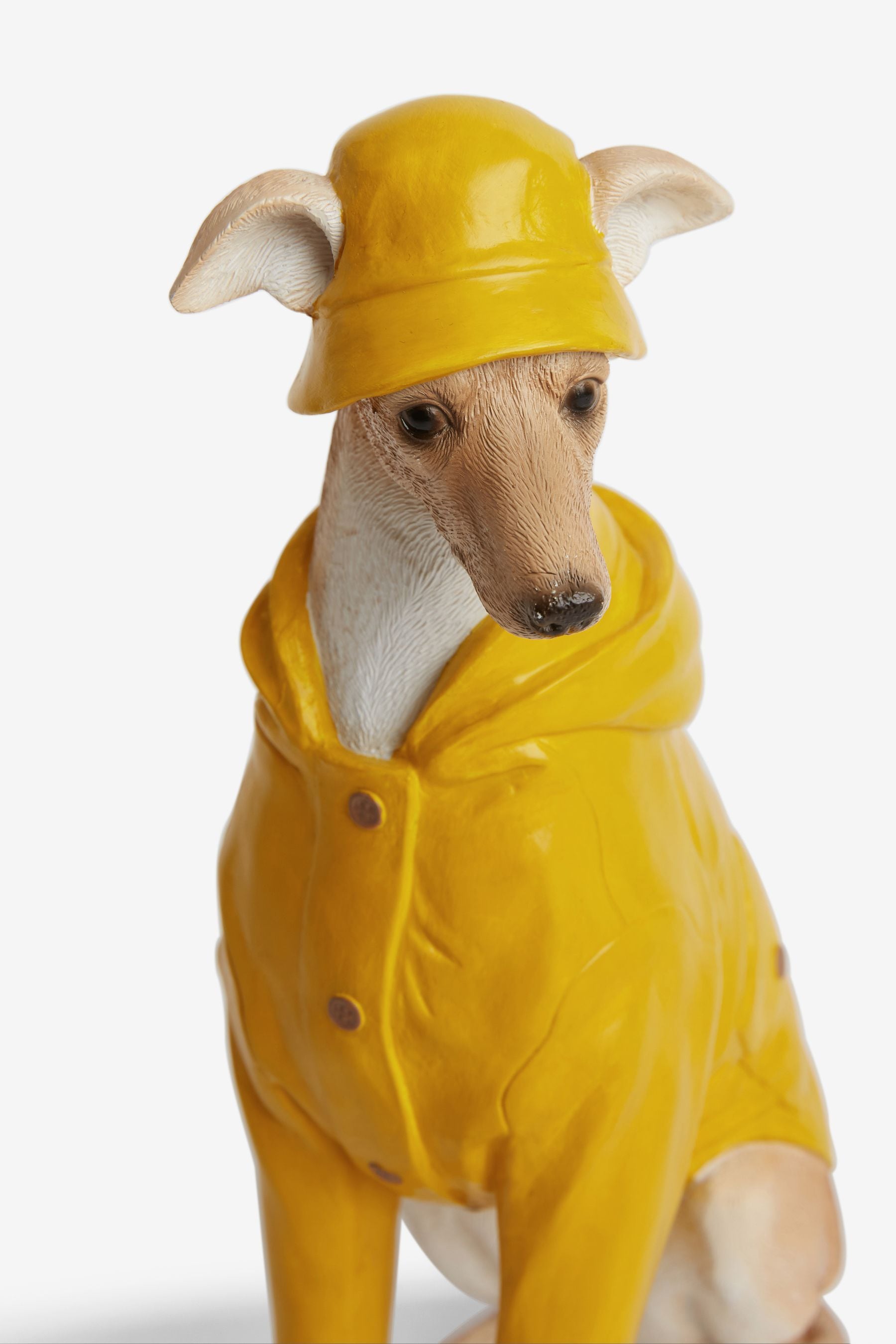 Buy Natural Willow the Whippet in Raincoat Dog Ornament from Next Luxembourg