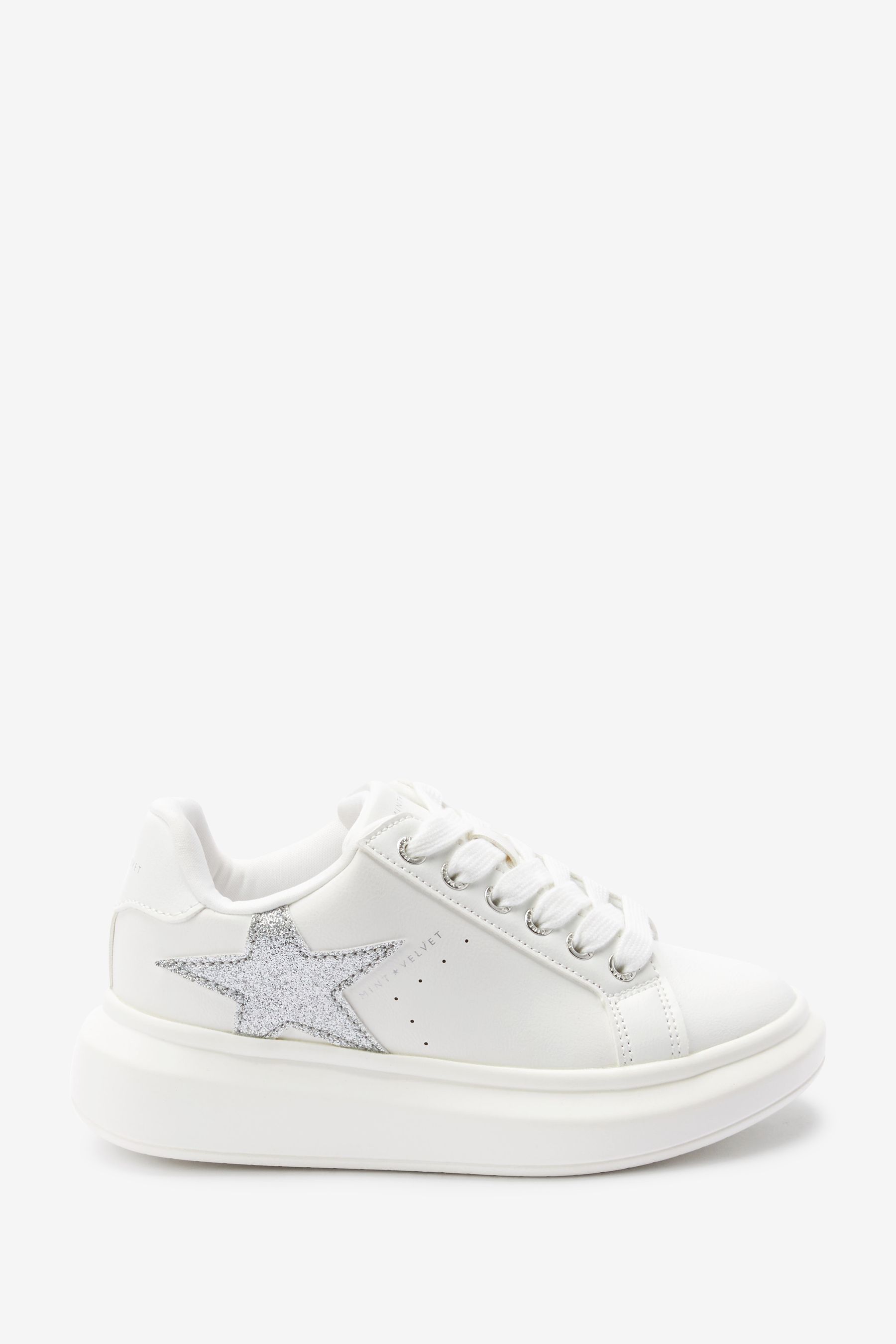 Cute white trainers deals