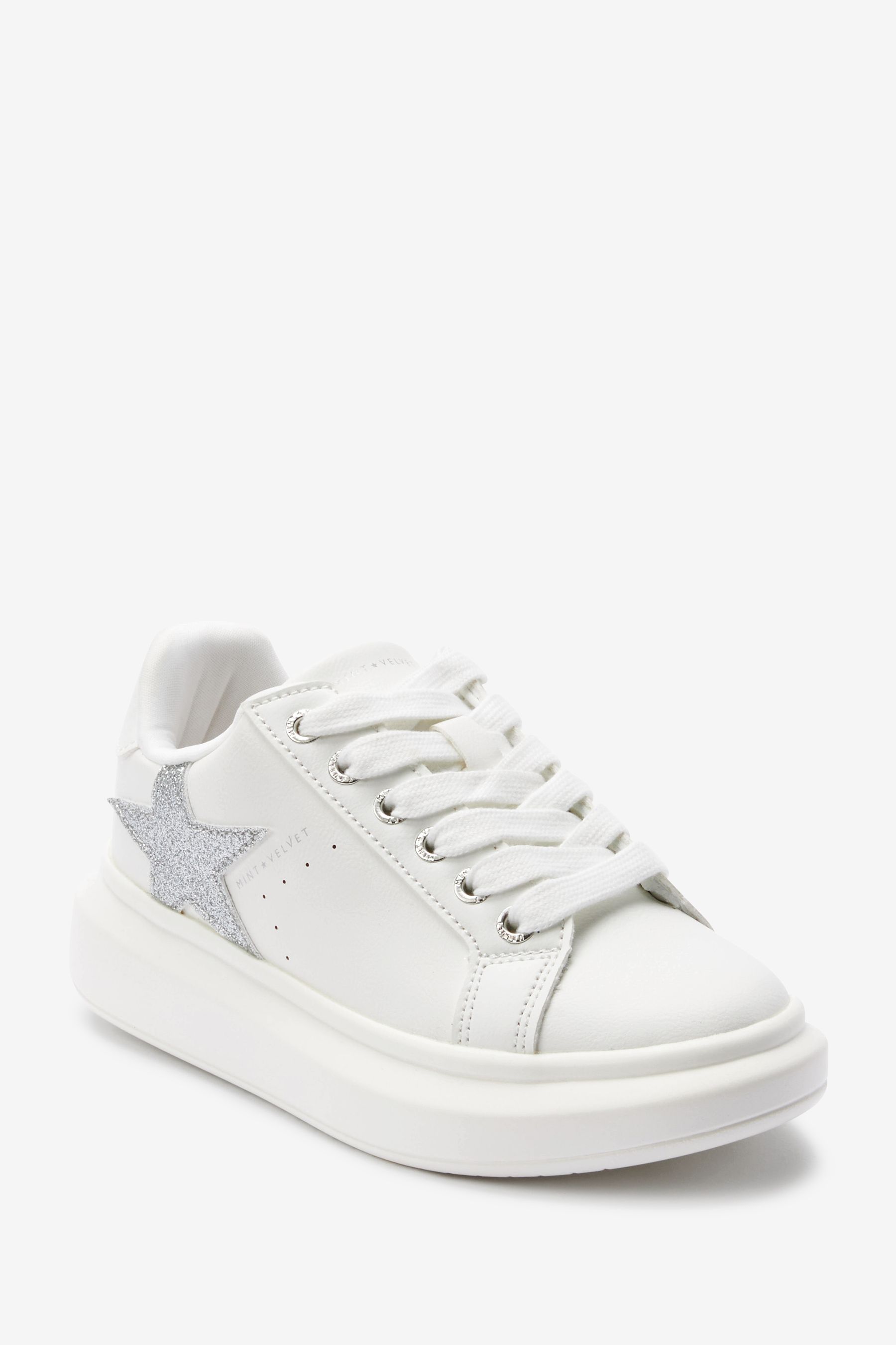 Mint velvet white star trainers store