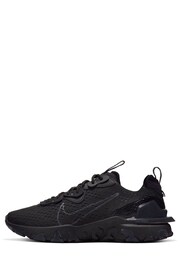 Nike Black React Vision Trainers - Image 2 of 10