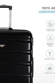 Flight Knight EasyJet Overhead 55x35x20cm Hard Shell Cabin Carry On Case Suitcase Set Of 2 - Image 2 of 9