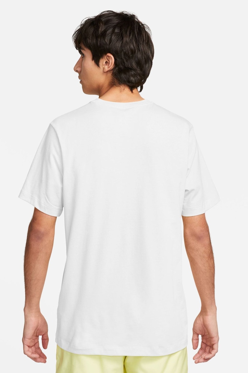 Nike Red/White Club T-Shirt - Image 2 of 10