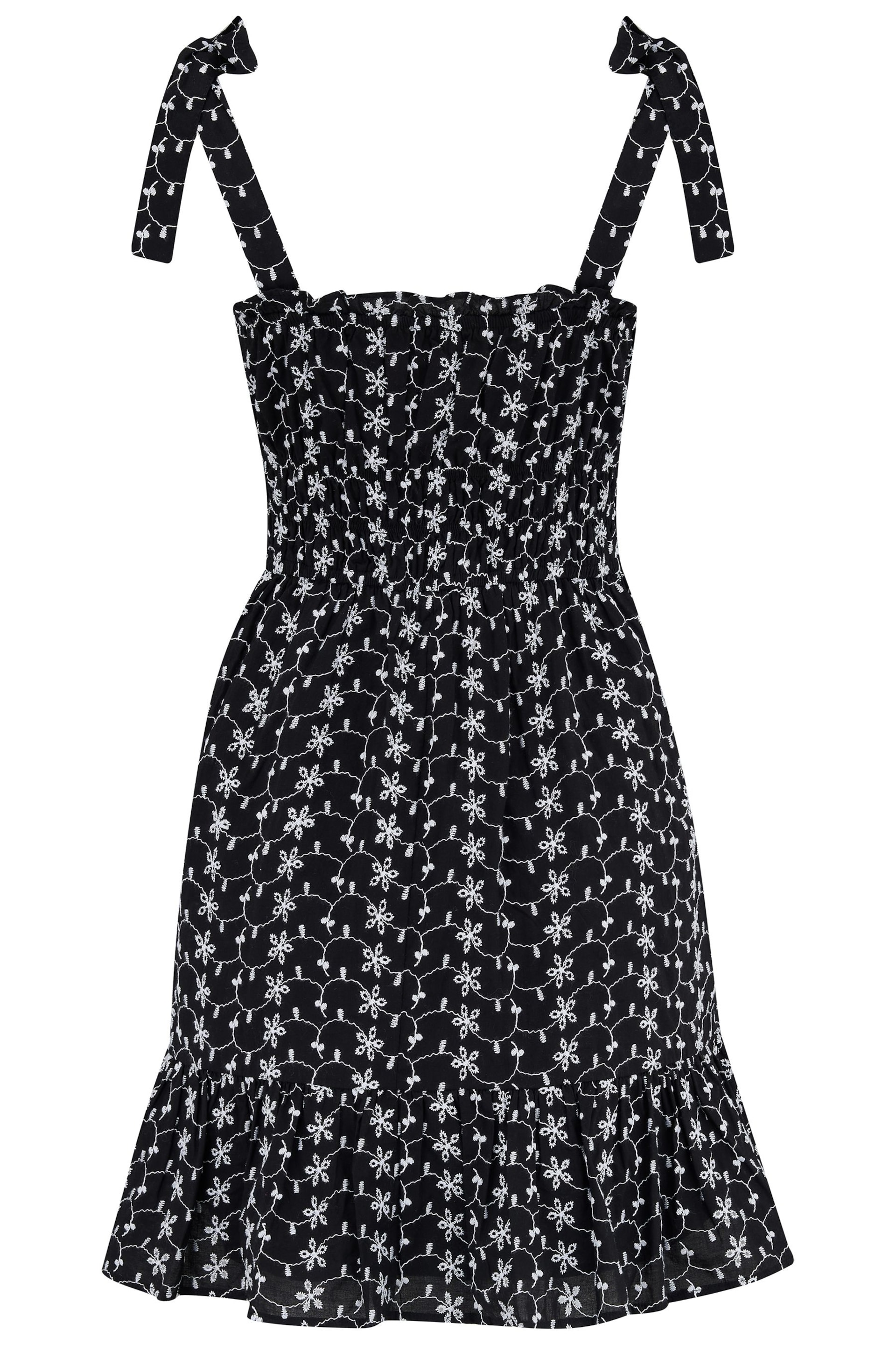 Pour Moi Black Hannah Embroider Dress - Image 5 of 5